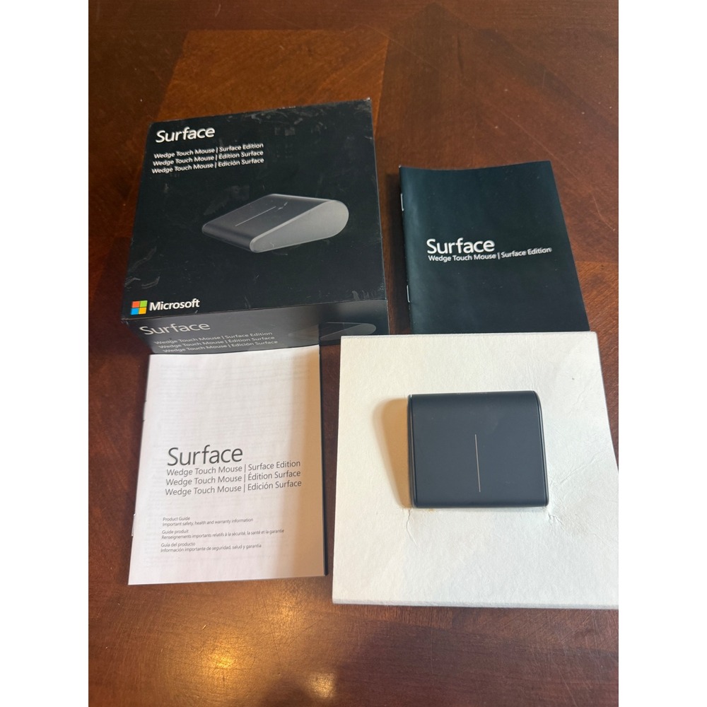 Microsoft Surface Wedge Touch Mouse Surface Edition Black Bluetooth 3LR-00004